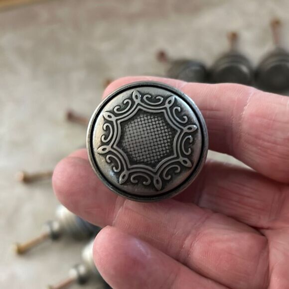 18 Pewter Color Knobs - Picture 2 of 3
